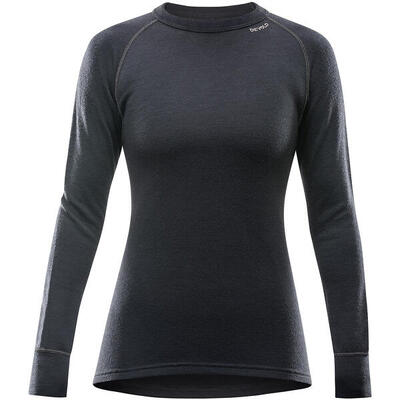 Maglia tecnica donna Devold Expedition Merino 235 manica lunga nera