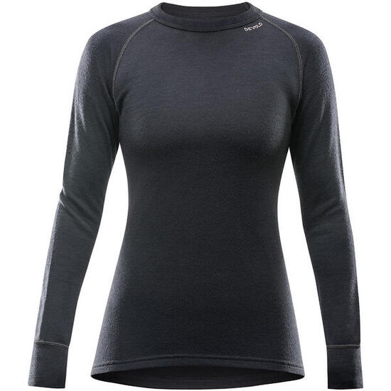T-shirt technique DEVOLD Expedition Merino 235 femme manches longues noir