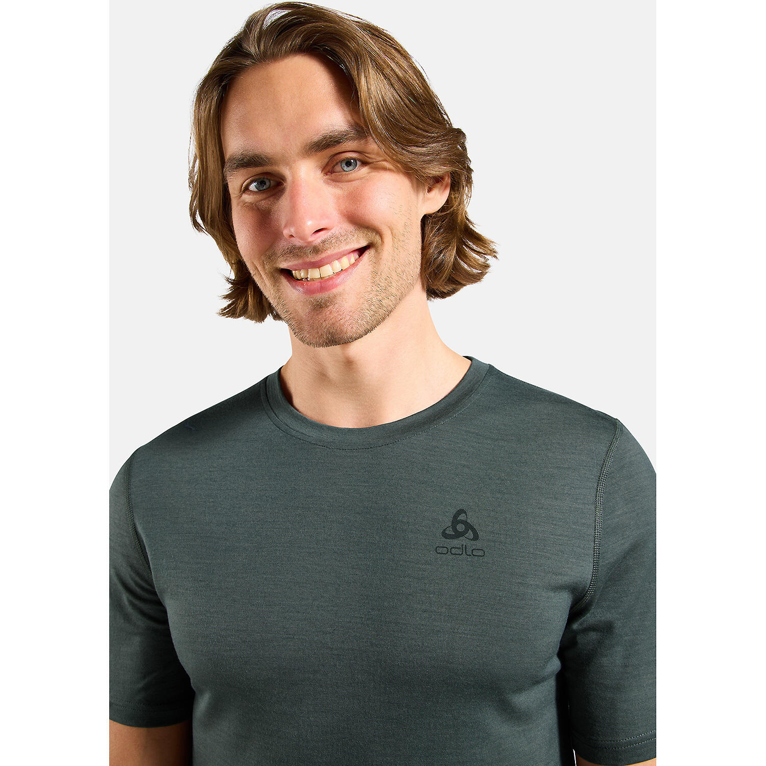 Bielizna termoaktywna z długim rękawem Odlo BL TOP crew neck s/s MERINO 200 5/6