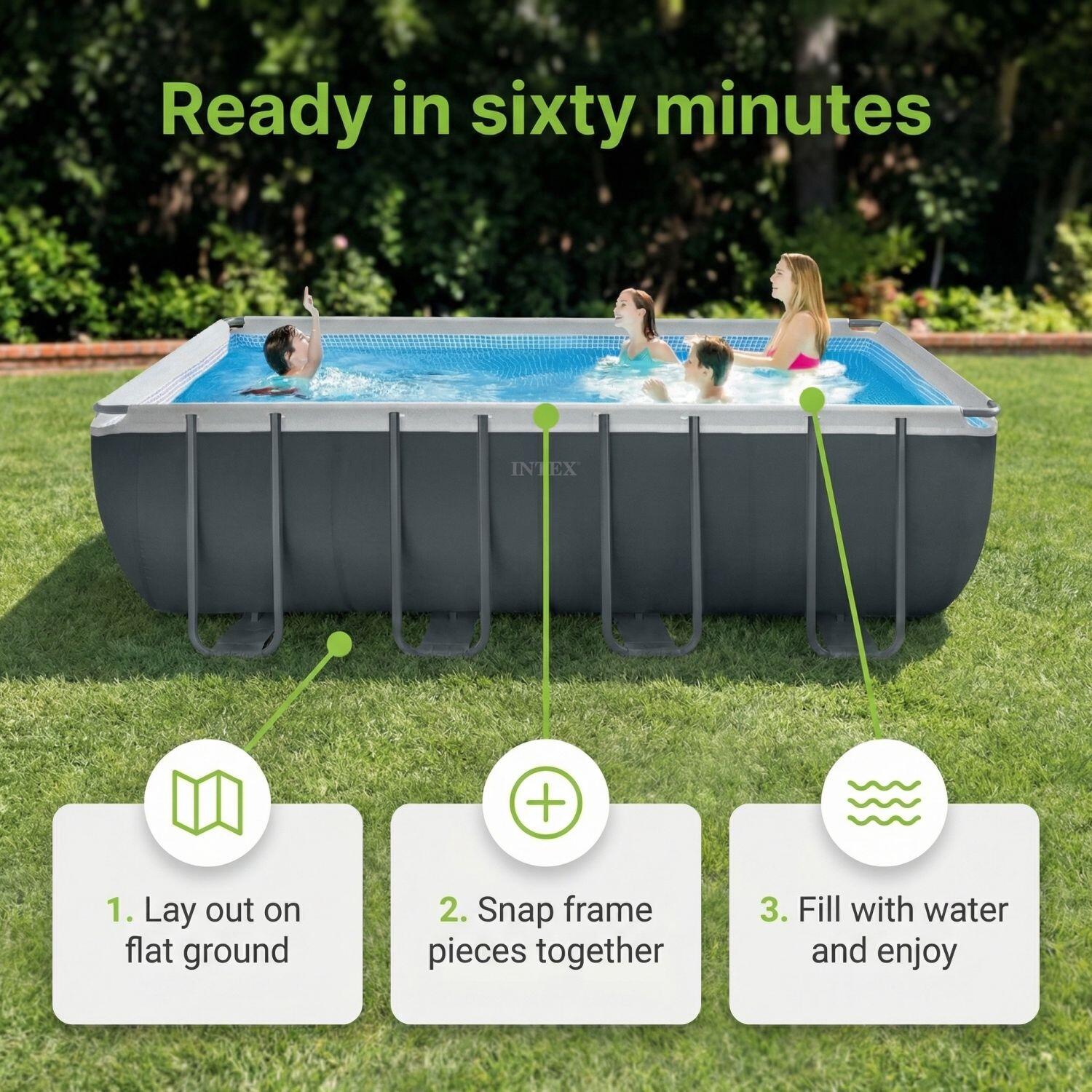 Ultra XTR Pool Rechteckig - 549x274x132 cm - 8-teilig  S599 7/7