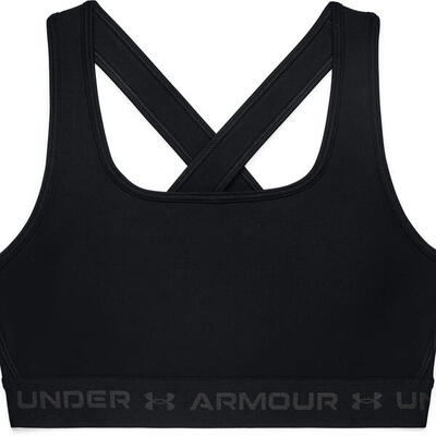 Under armour crossback bh zwart vrouwen