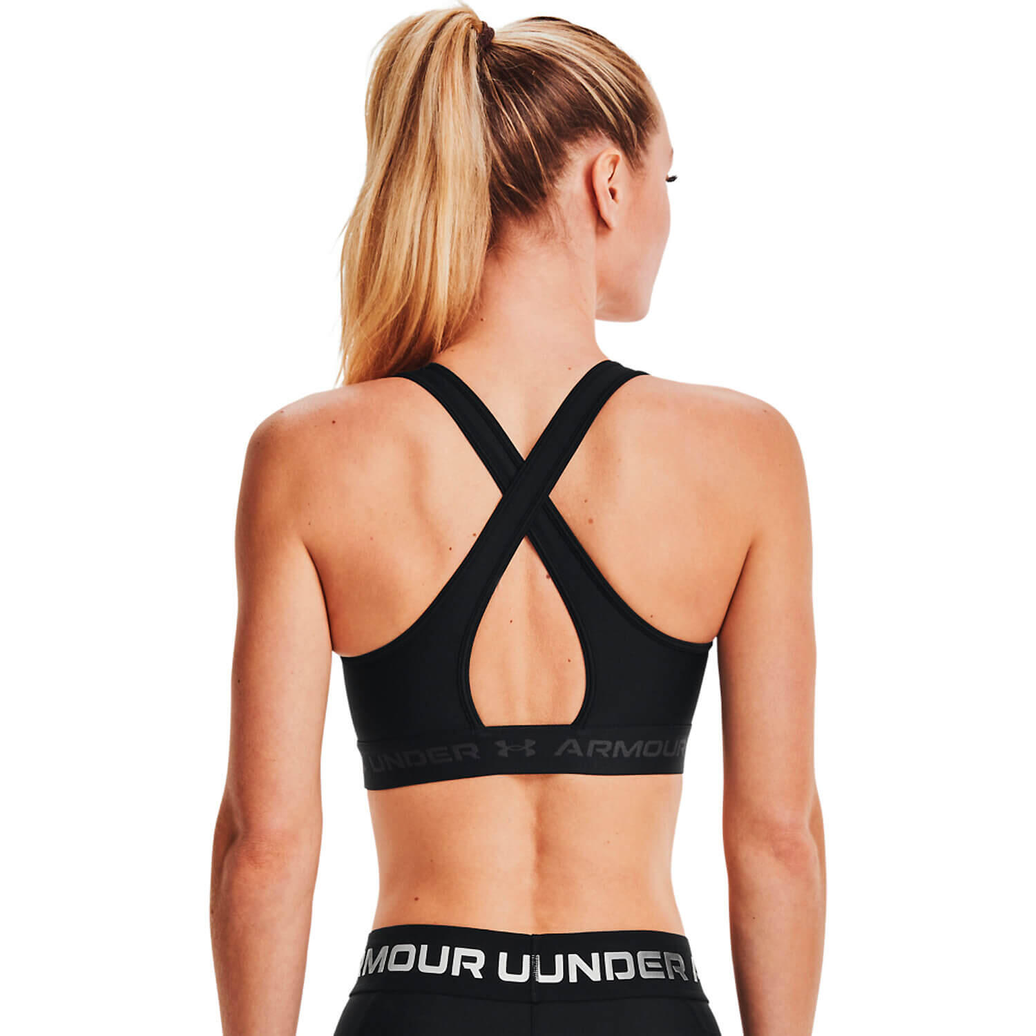 Under Armour Crossback Bra Black Woman 4/7