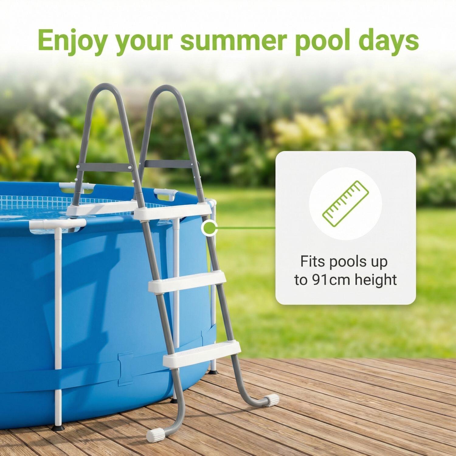 EXIT TOYS Piscina Exit Rotonda - 300x76 cm - 7-pezzi S318 7/7