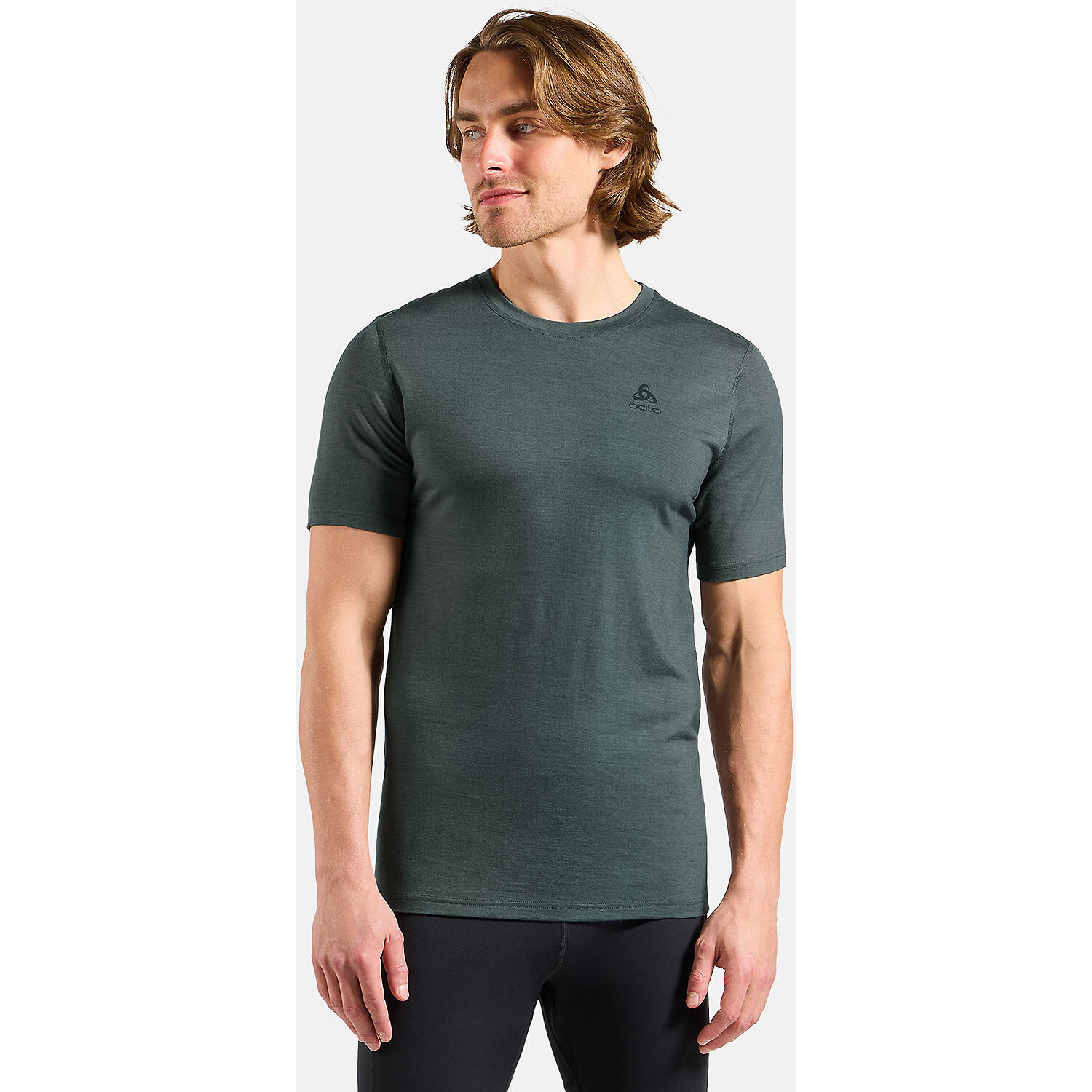 Bielizna termoaktywna z długim rękawem Odlo BL TOP crew neck s/s MERINO 200 3/6