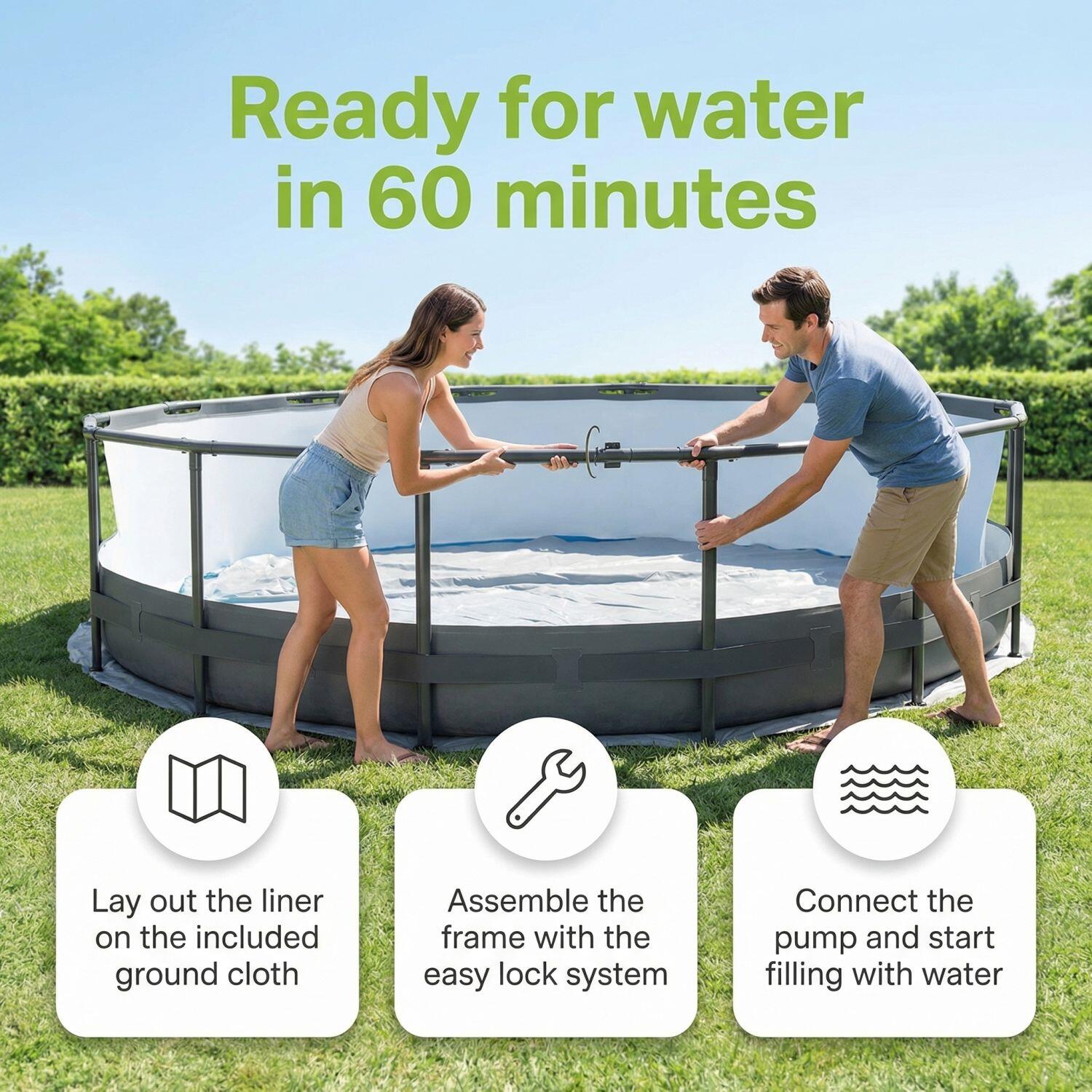 Ultra XTR Pool Rund - 610x122 cm - 8-teilig  S629 7/7