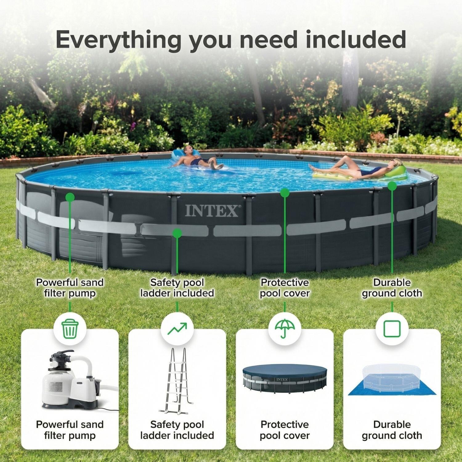 Ultra XTR Pool Rund - 732x132 cm - 8-teilig  S629 7/7