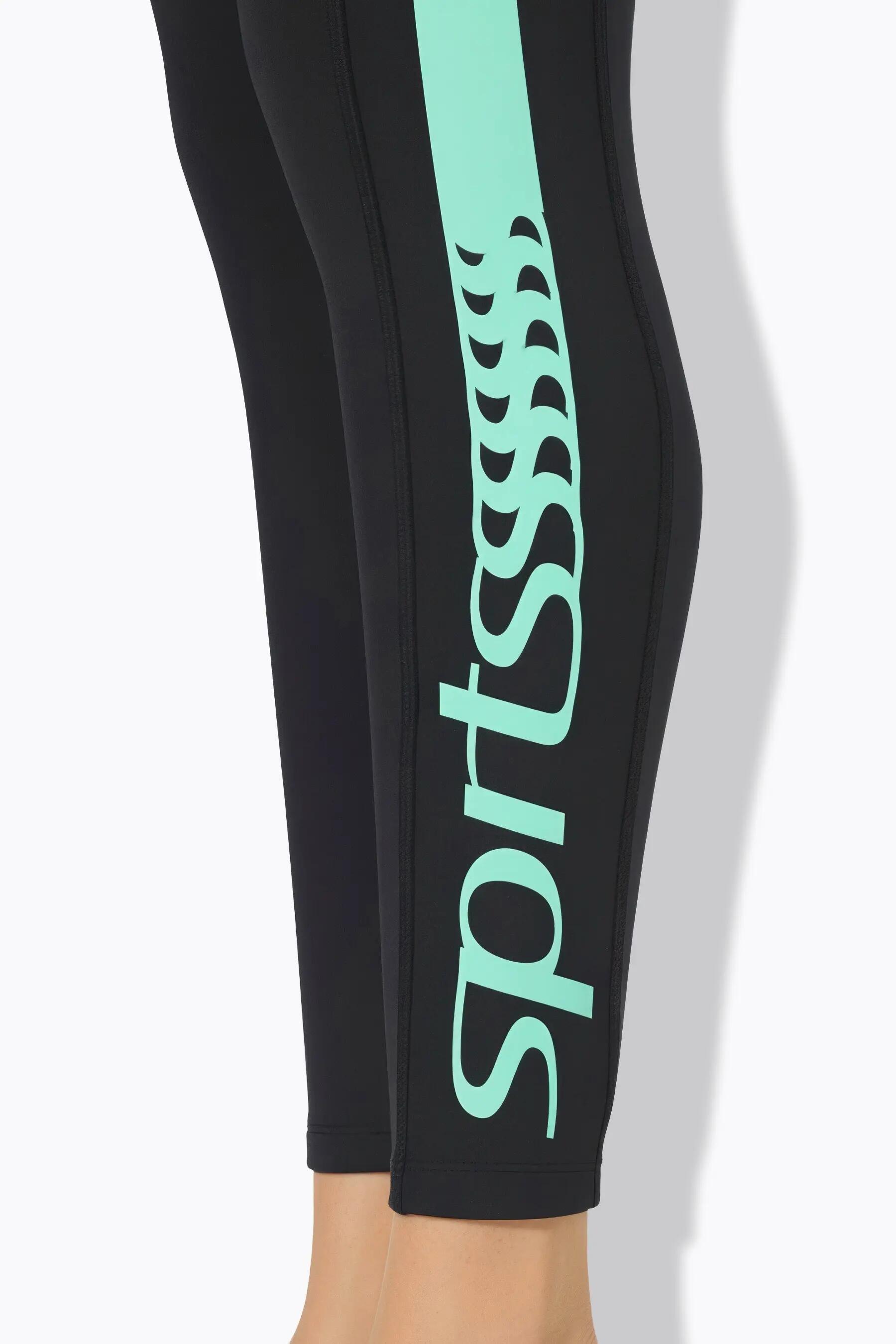 Femme Legging technique taille haute bande colorée sur la jambe matière recyclée 2/5