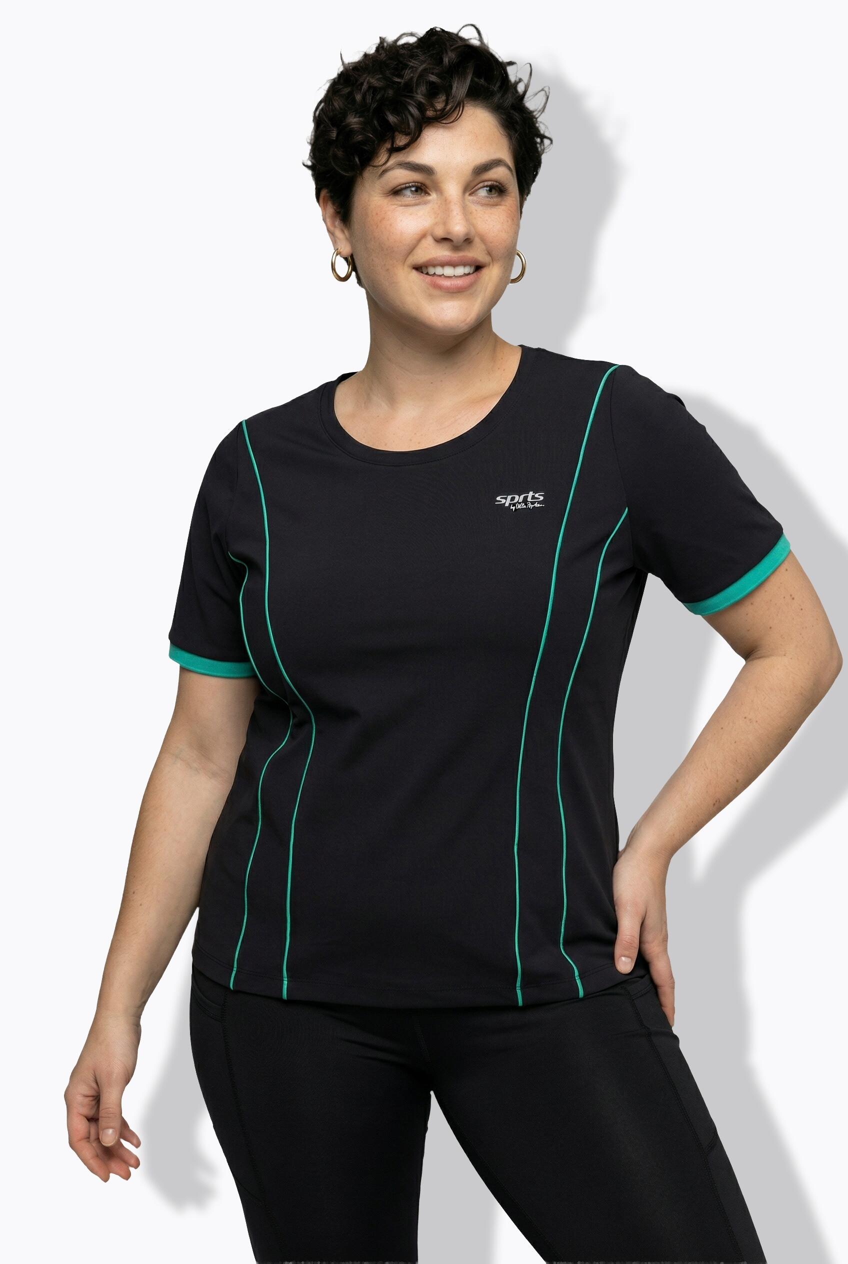 Femme T-shirt technique en jersey thermique décolleté rond et manches courtes 3/5
