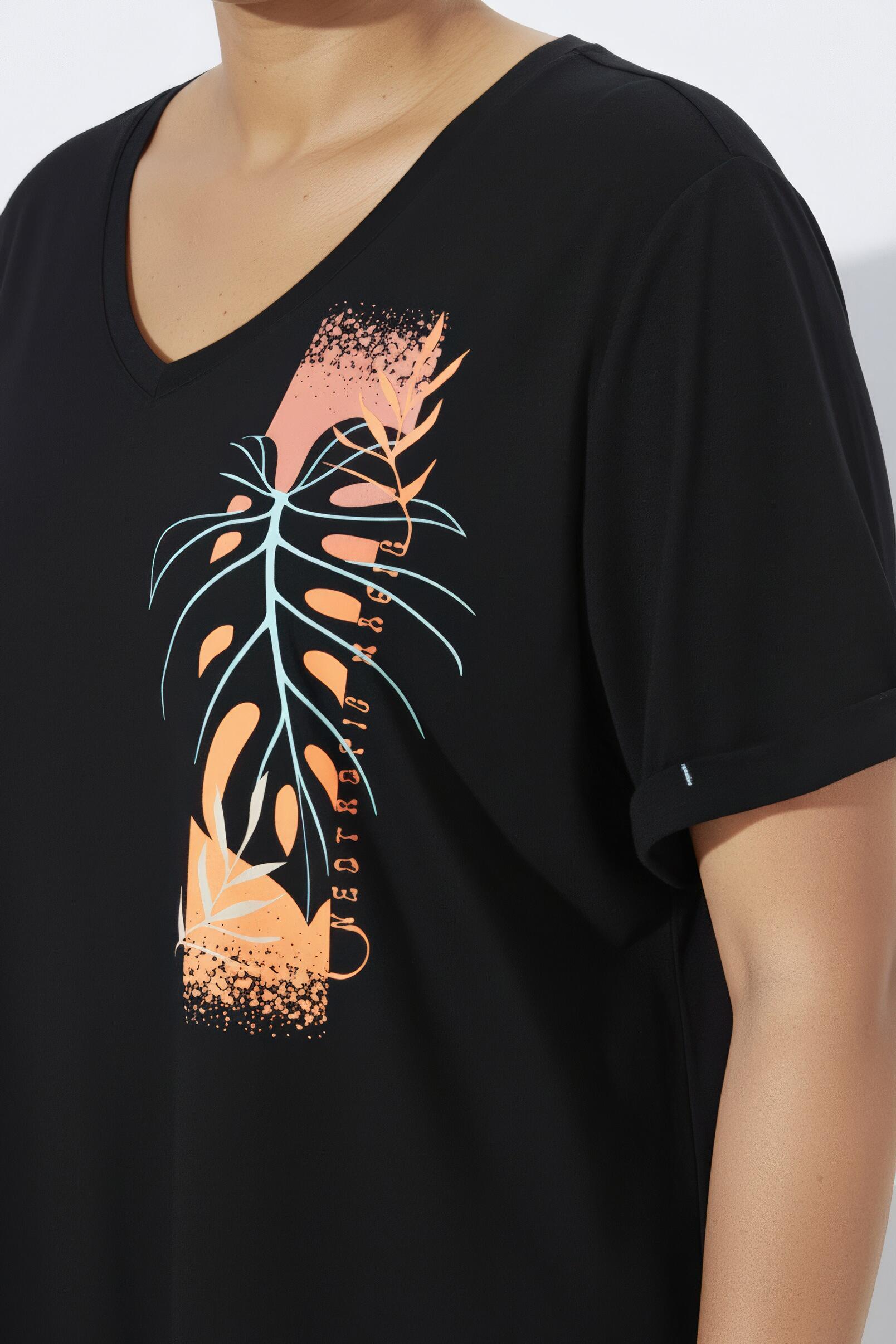 Femme T-shirt technique col en V et manches courtes traitement antibactérien 2/6