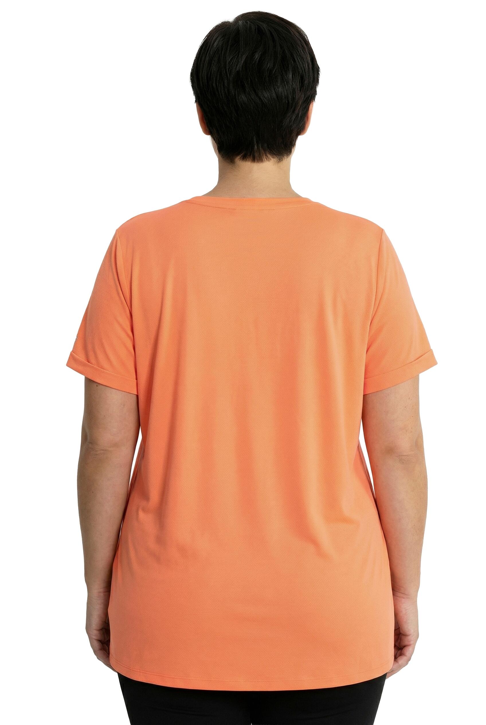 Femme T-shirt technique UV 50+. Col rond et manches courtes. Matière recyclée 7/7