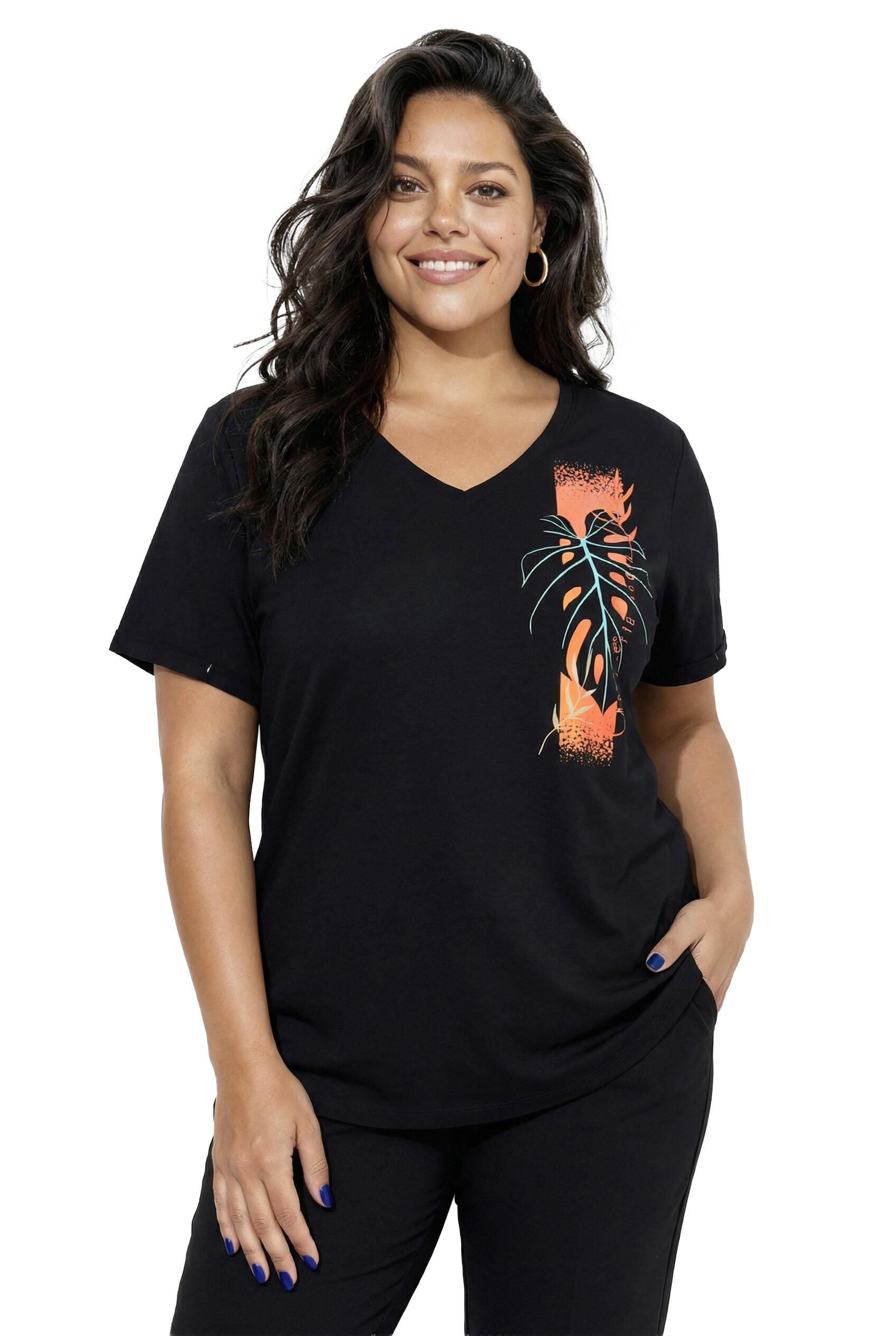 Femme T-shirt technique col en V et manches courtes traitement antibactérien 6/6