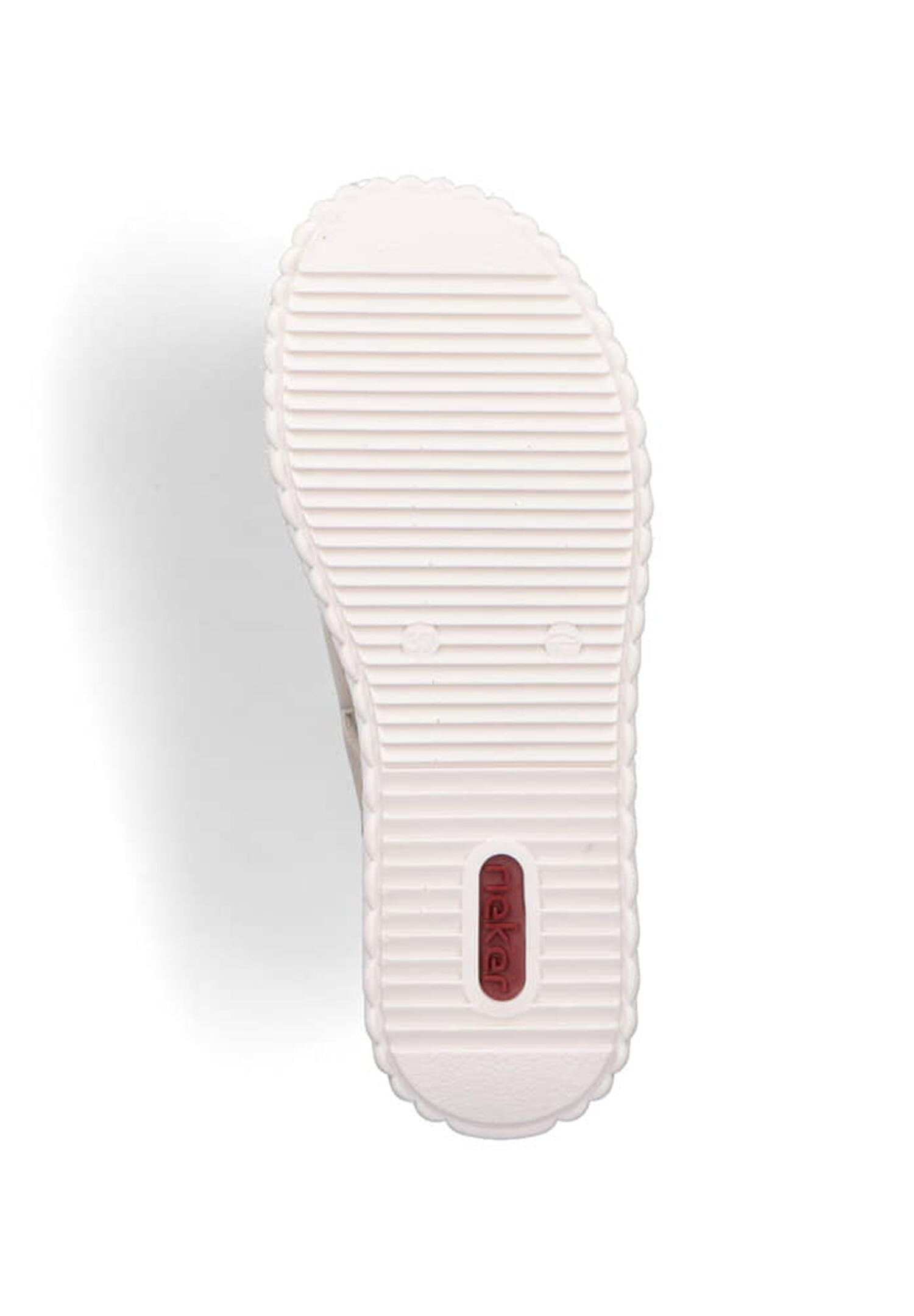 Rieker Damen Keilsandaletten Sandalen Ultraleicht 69260-60 Beige 4/5