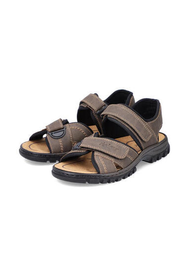 Rieker Herren Trekkingsandale 25051-27 Sandalen Schuhe Sommer Trekking Braun
