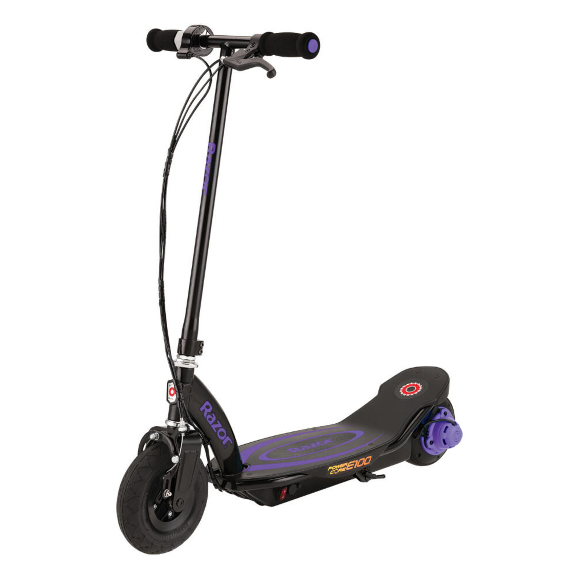 RAZOR Razor Powercore E100 Purple Electric Scooter -Ages 8 + years