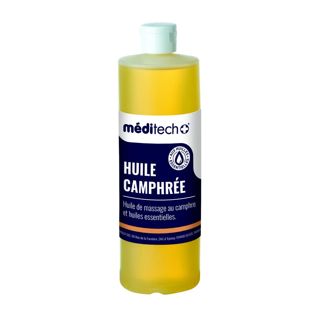Ulei de masaj încălzitor cu camfor și uleiuri esențiale, 500 ml