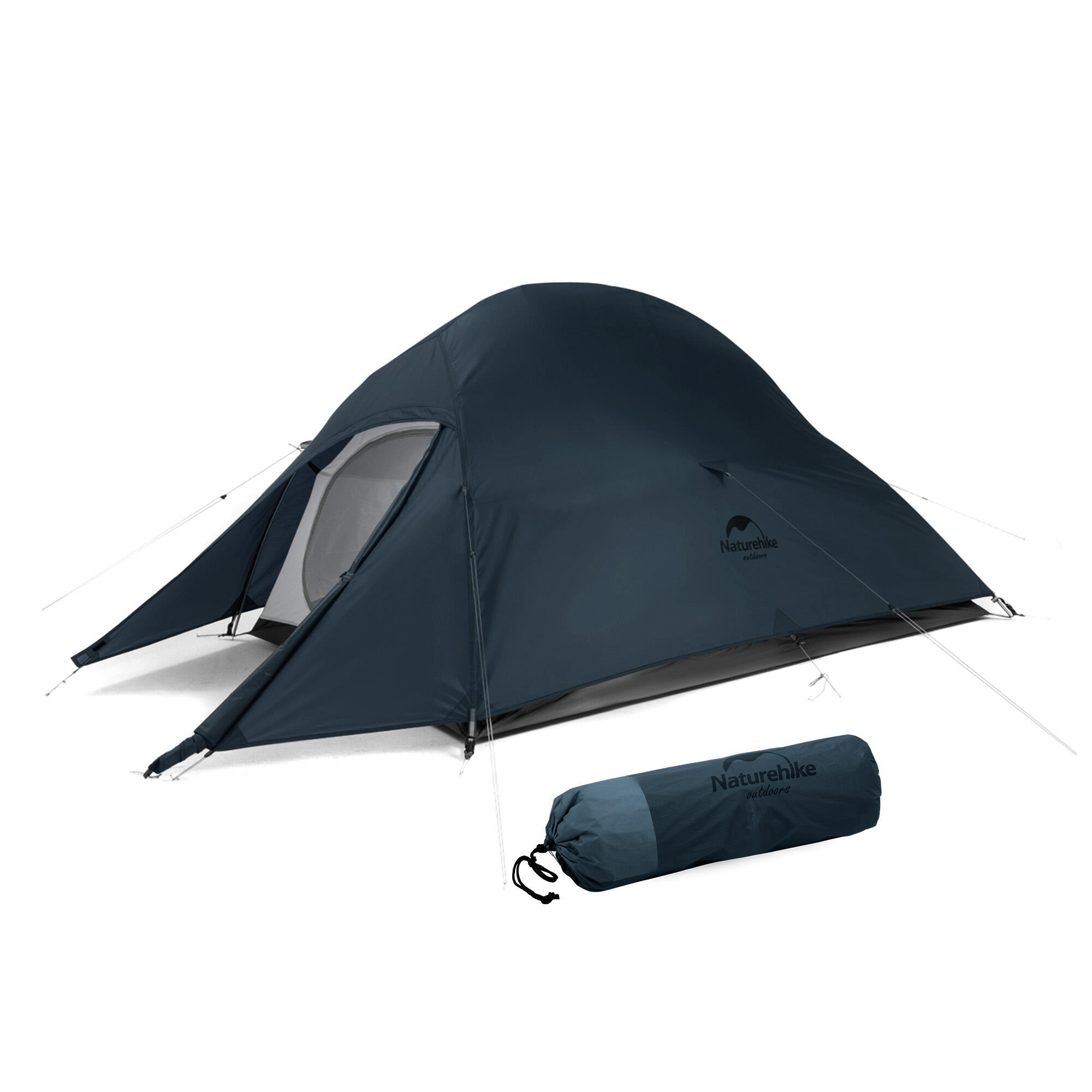 Cloud up 1 ultralight 20D tent and mats - navy 2/7