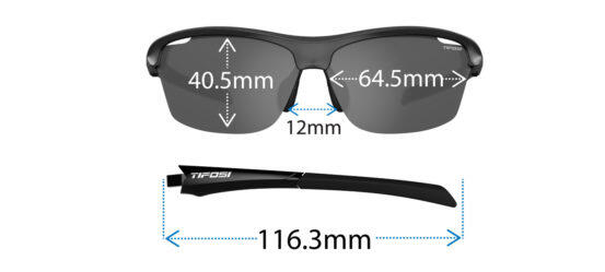 Intense Single Lens Sunglasses Road | Road Gloss Black/Smoke Lens 3/4