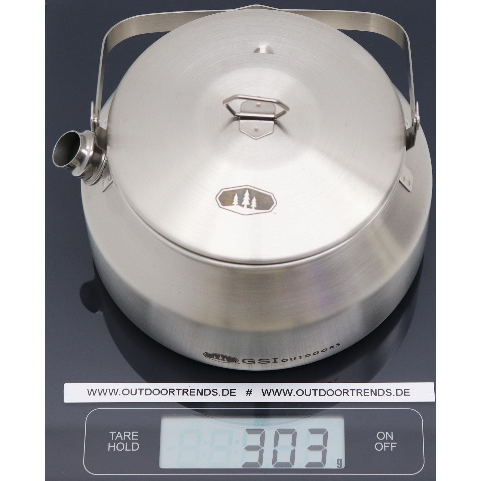Hervidor de té inoxidable GSI Outdoors Glacier 3/3