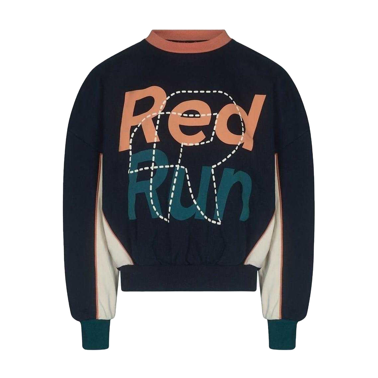 Red Run Unisex Adult Lightweight Sweatshirt