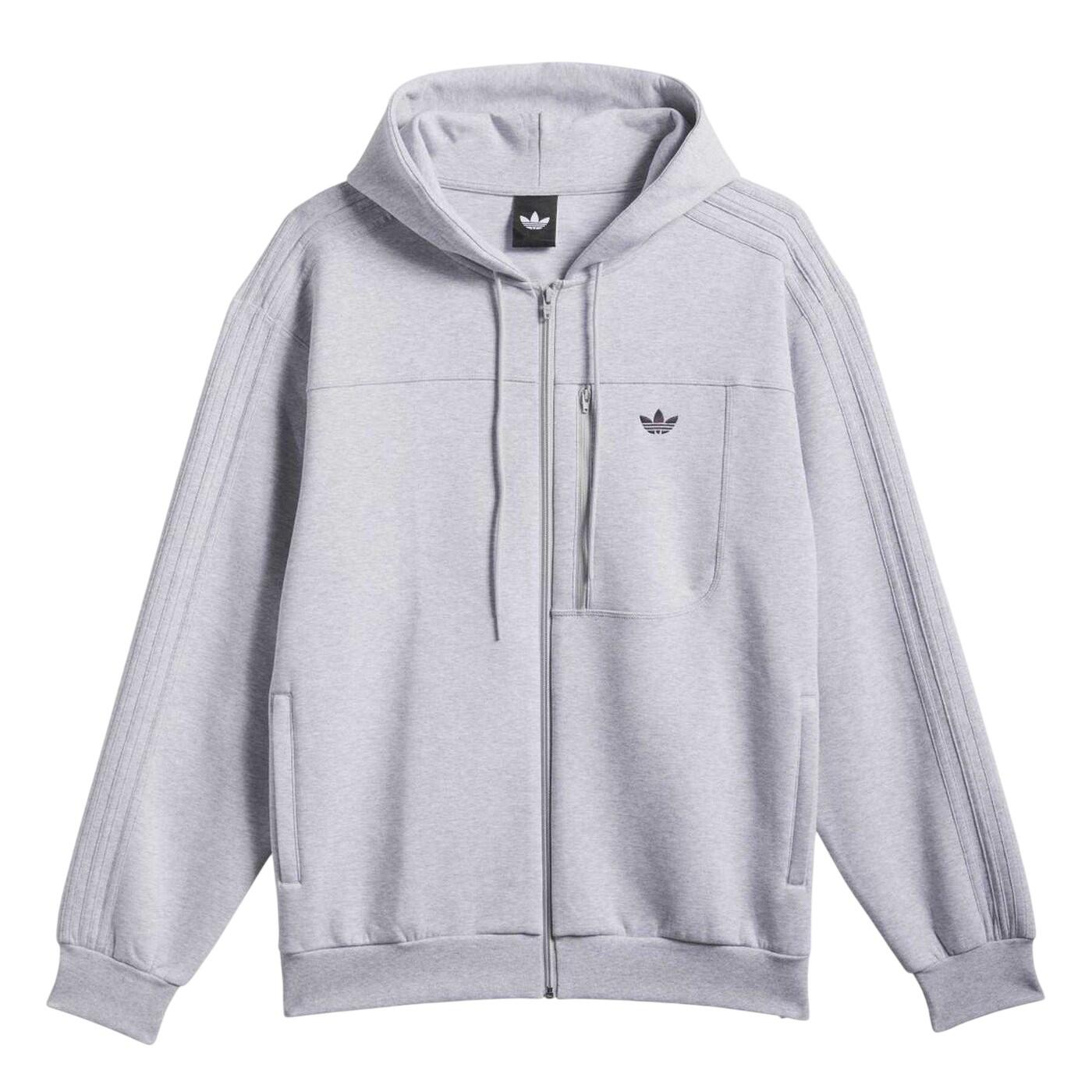 Adidas Unisex Adult Originals Long-Sleeved Full Zip Hoodie