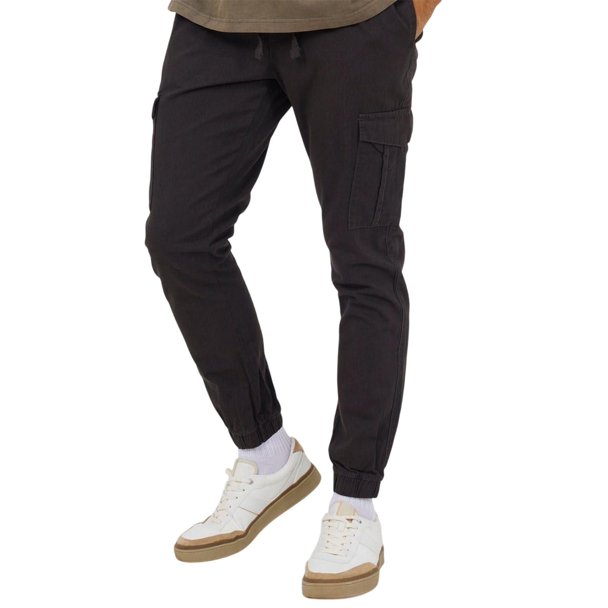 Brave Soul Mens Cargo Jogging Bottoms
