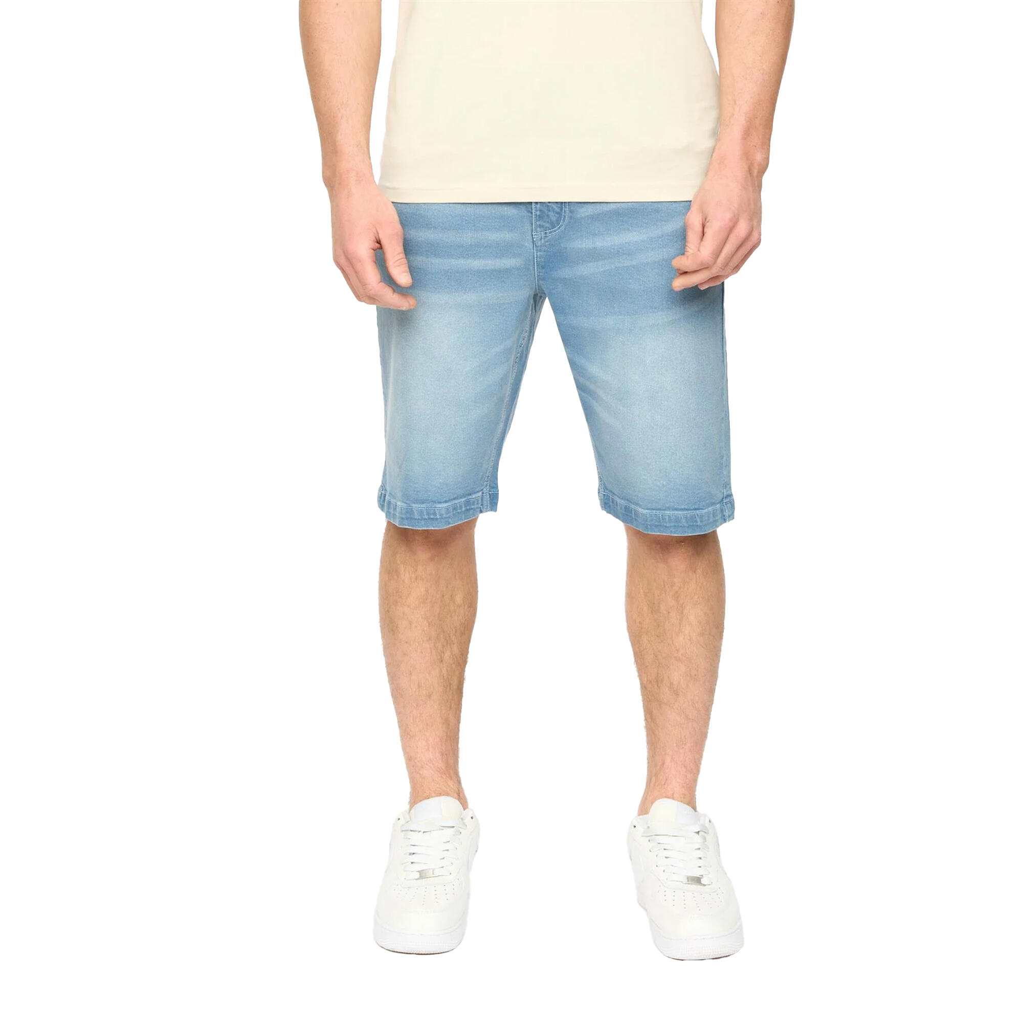 Crosshatch Mens Kamaline Denim Shorts