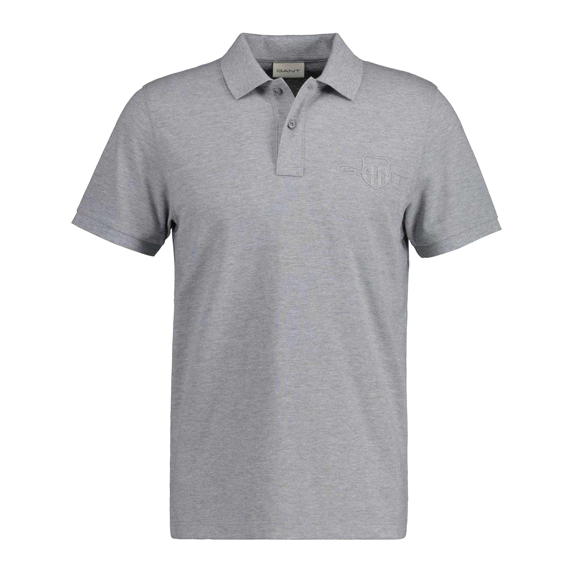Gant Mens Shield Short-Sleeved Polo Shirt