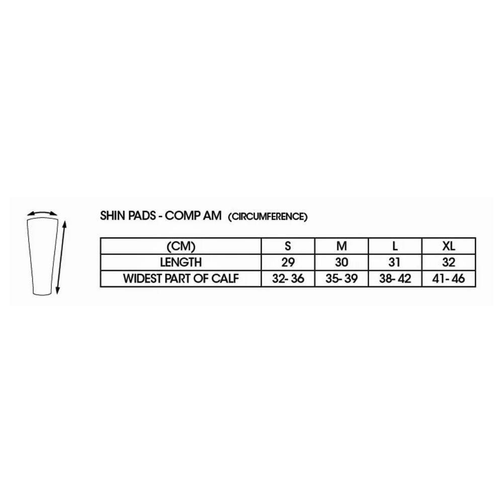 661 Comp AM Shin Pads - Small 2/2