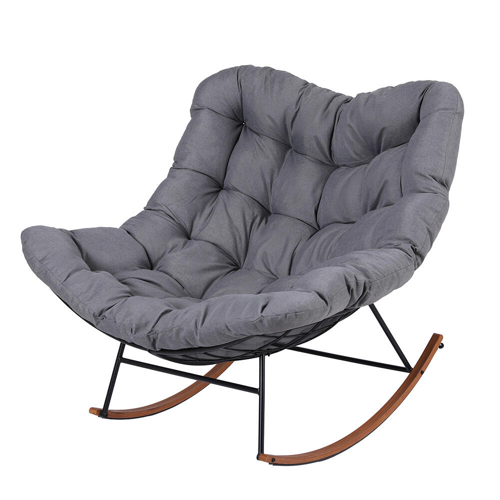 Gardeon Outdoor Rocking Chair Furniture Papasan Recliner Garden Patio Lounge Set