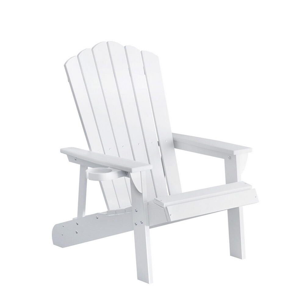Gardeon Outdoor Chairs HDPE Adirondack Beach Chair Sun Lounge Patio Furniture