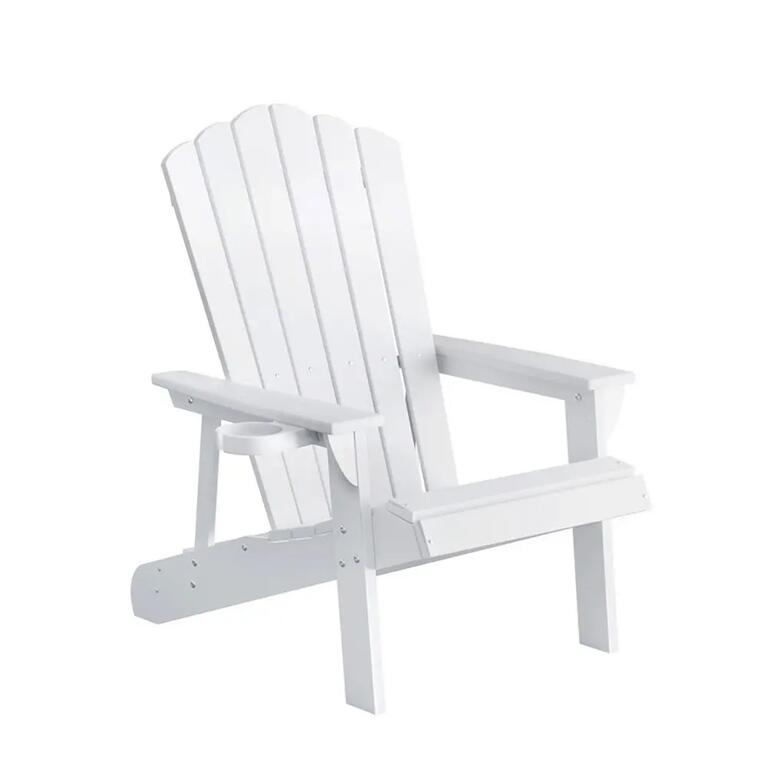 HDPE plastic Adirondack-style beach chair