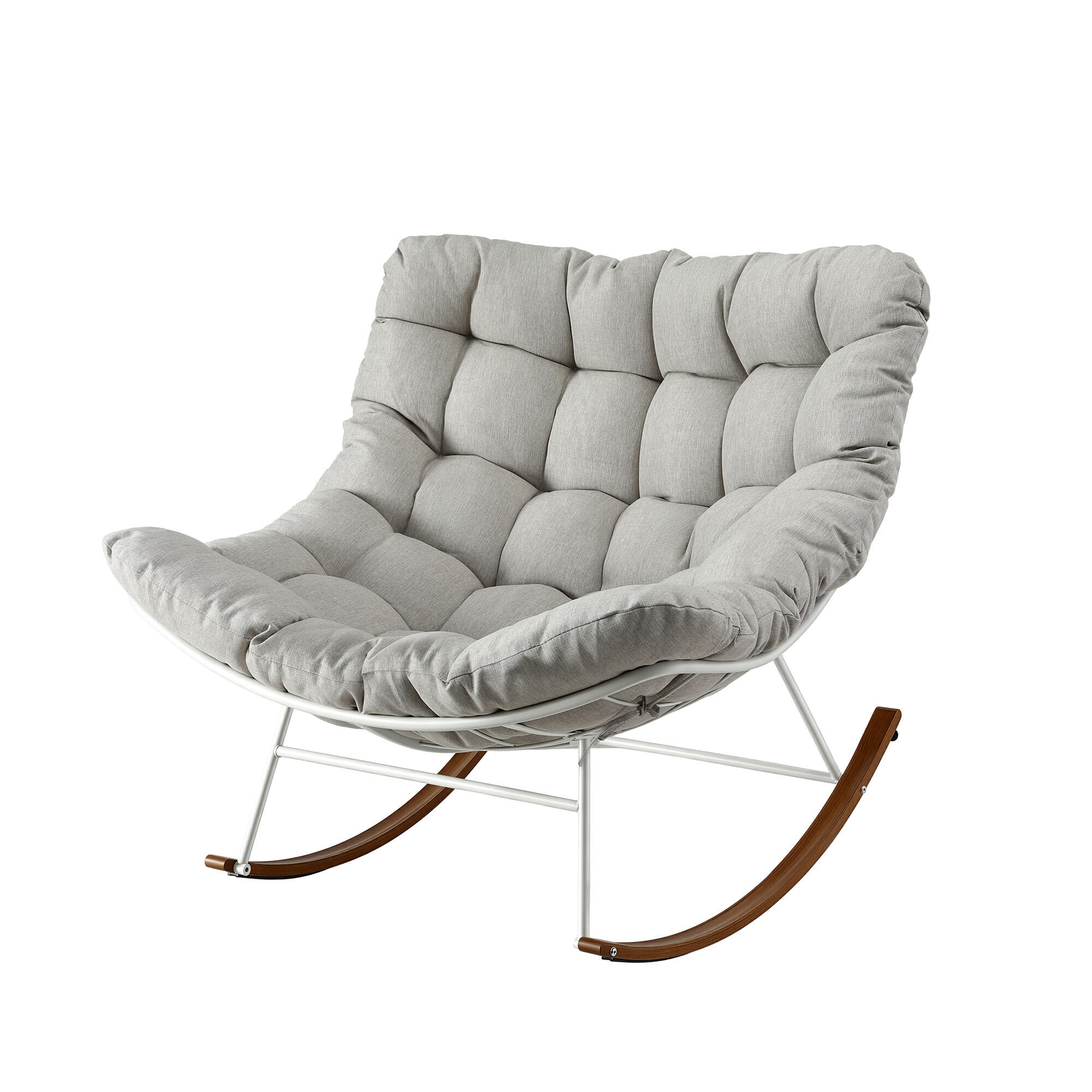 Gardeon Outdoor Rocking Chair Furniture Papasan Recliner Garden Patio Lounge Set
