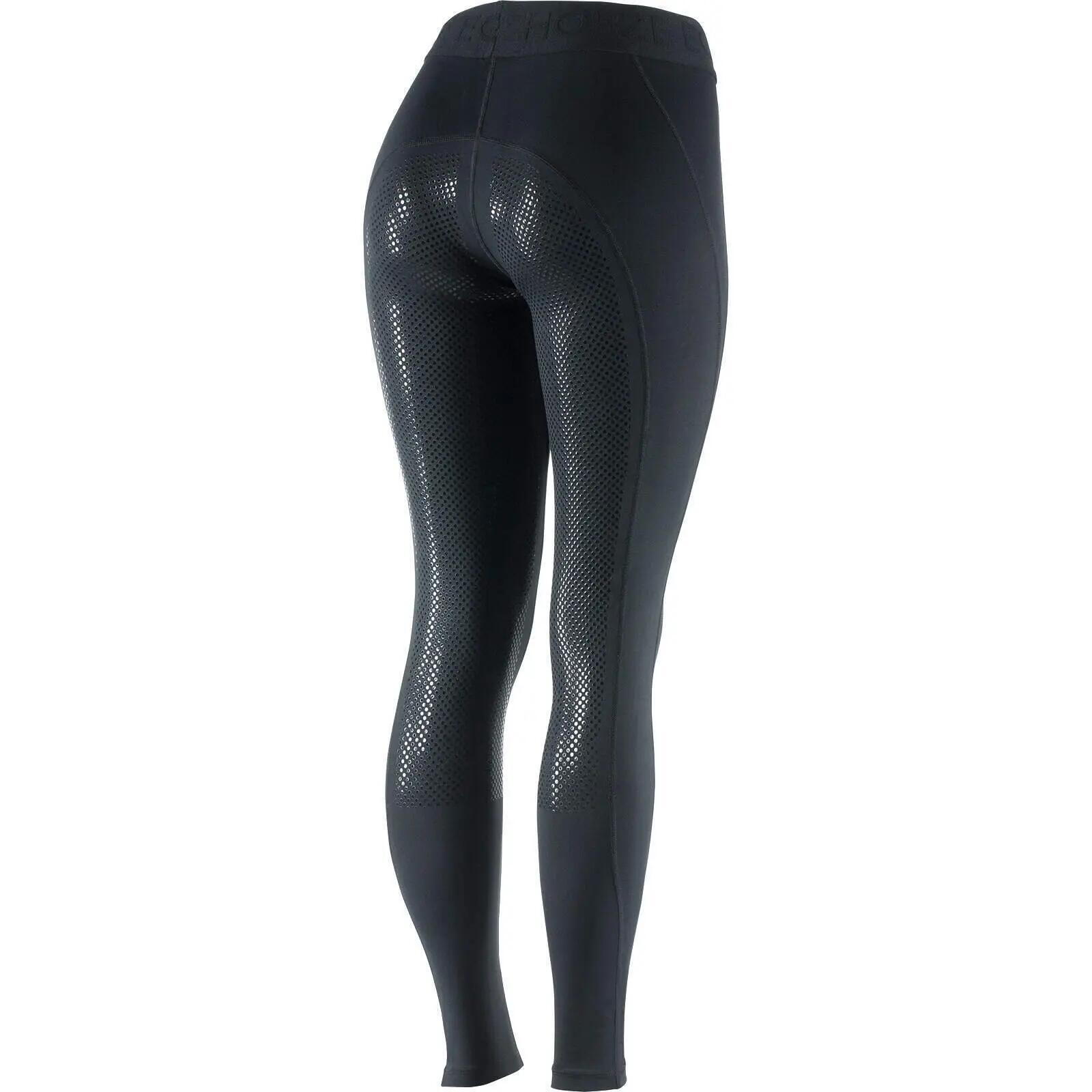 Leggings tuta da equitazione a fondo pieno con silicone per donna Horze Madison 3/4