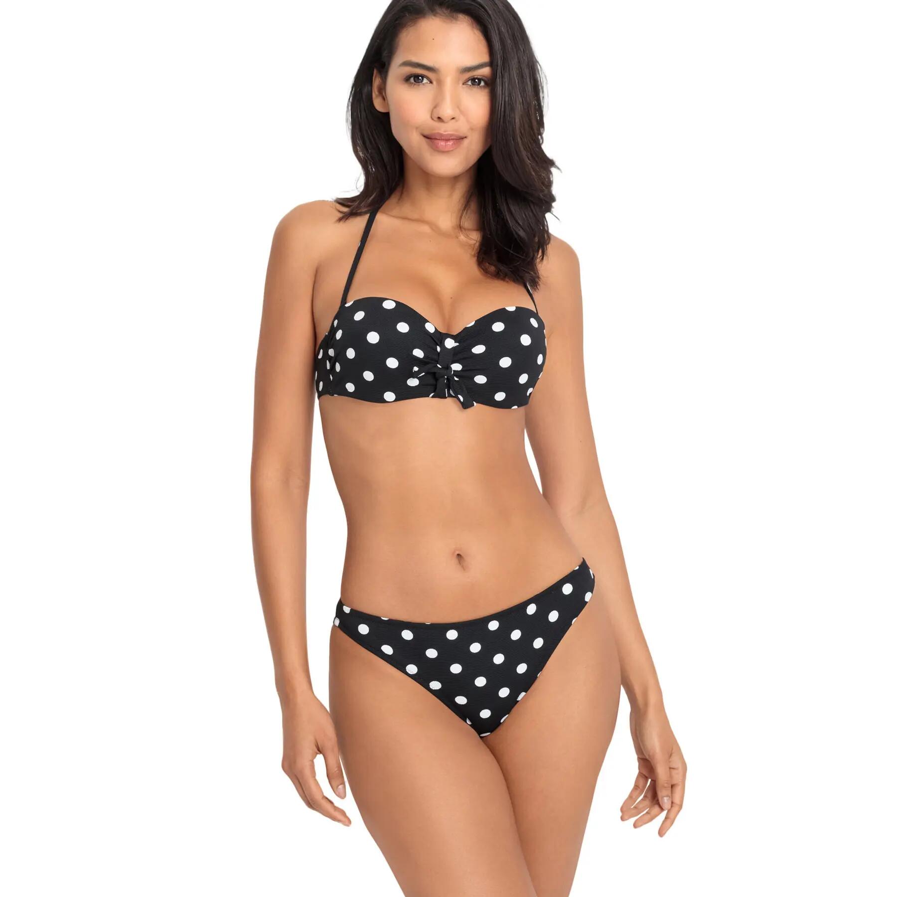 Haut de maillot de bain bandeau armaturé préformé femme Lascana Powder 3/7