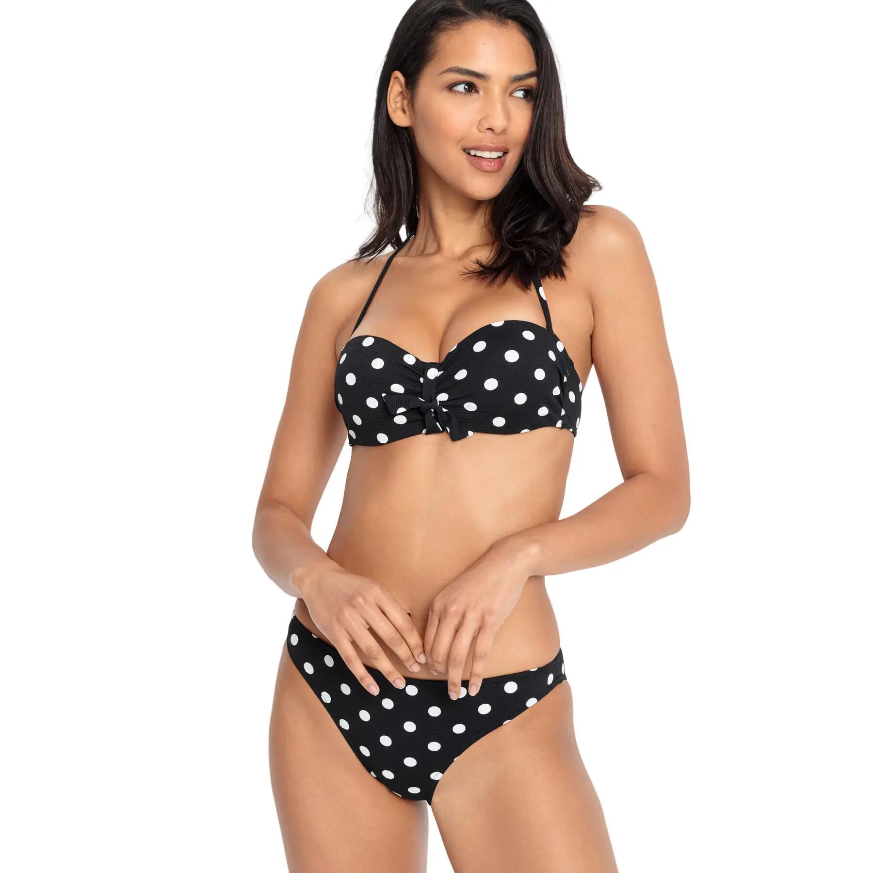 Haut de maillot de bain bandeau armaturé préformé femme Lascana Powder 5/7