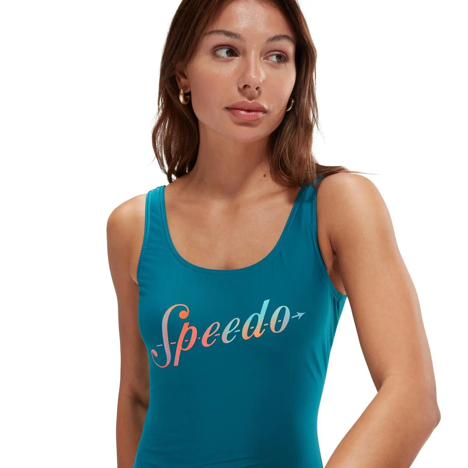 Damski kostium kąpielowy 1-częściowy Speedo Eco Logo Deep U-Back 4/6