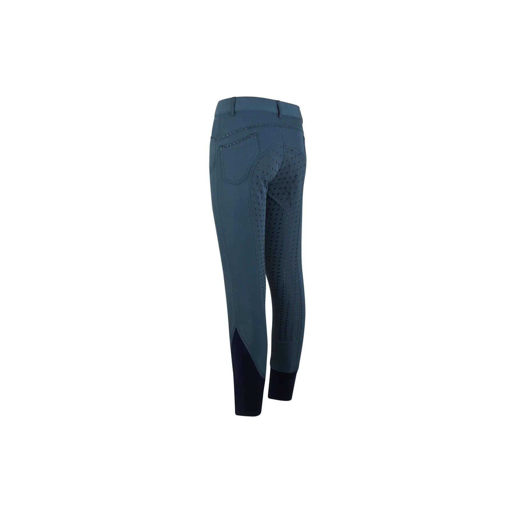 Pantalón de equitación Full Grip infantil Easy Rider Elodie Diamond 2/2