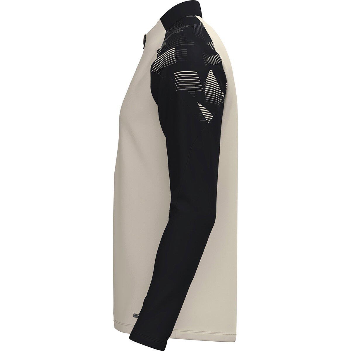 Jako Sonic Ziptop Hommes - Off White / Noir 3/4