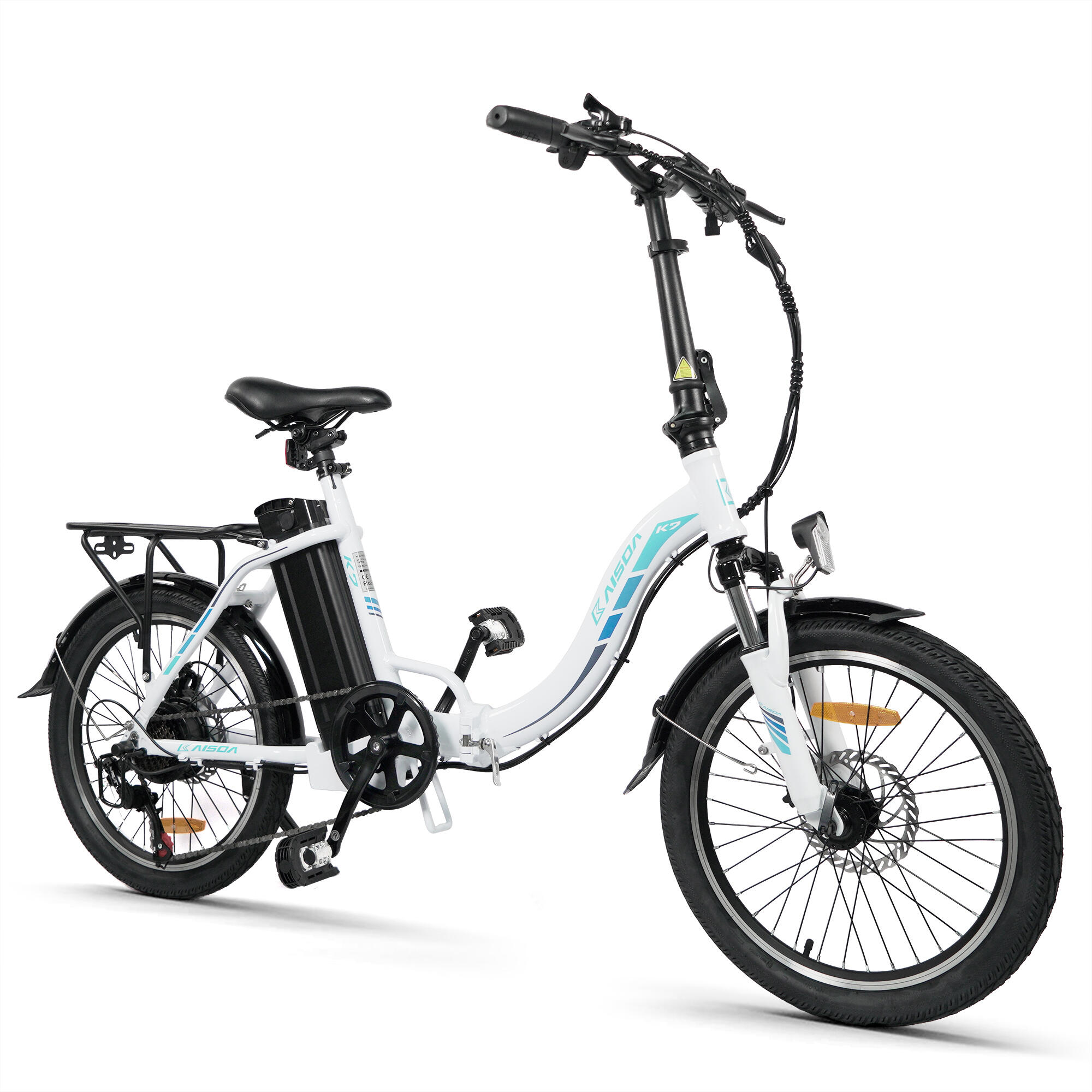 K7 Vélo électrique adulte 36V 13Ah Pneus 20 pouces 2/7
