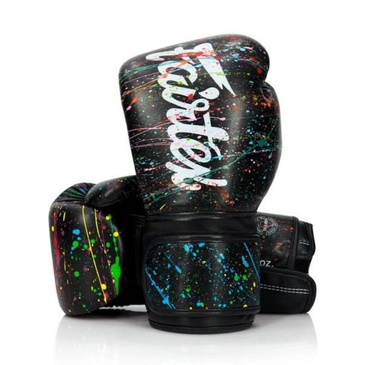 Guantoni da boxe Fairtex BGV14 – Painter – Nero/Bianco – 10 oz 3/4