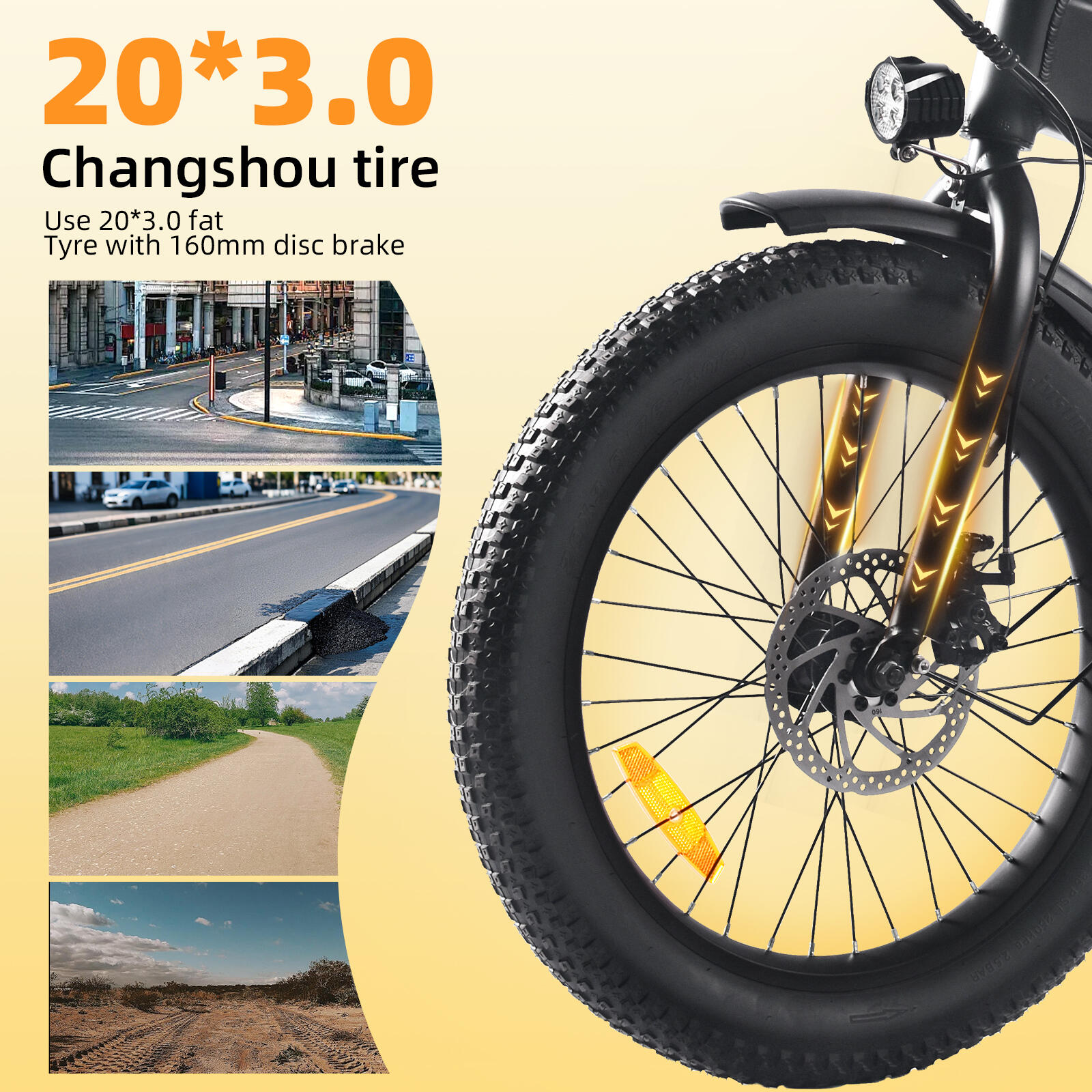 K2C Vélo électrique 36V 10,4Ah Pneus 20 pouces 5/6