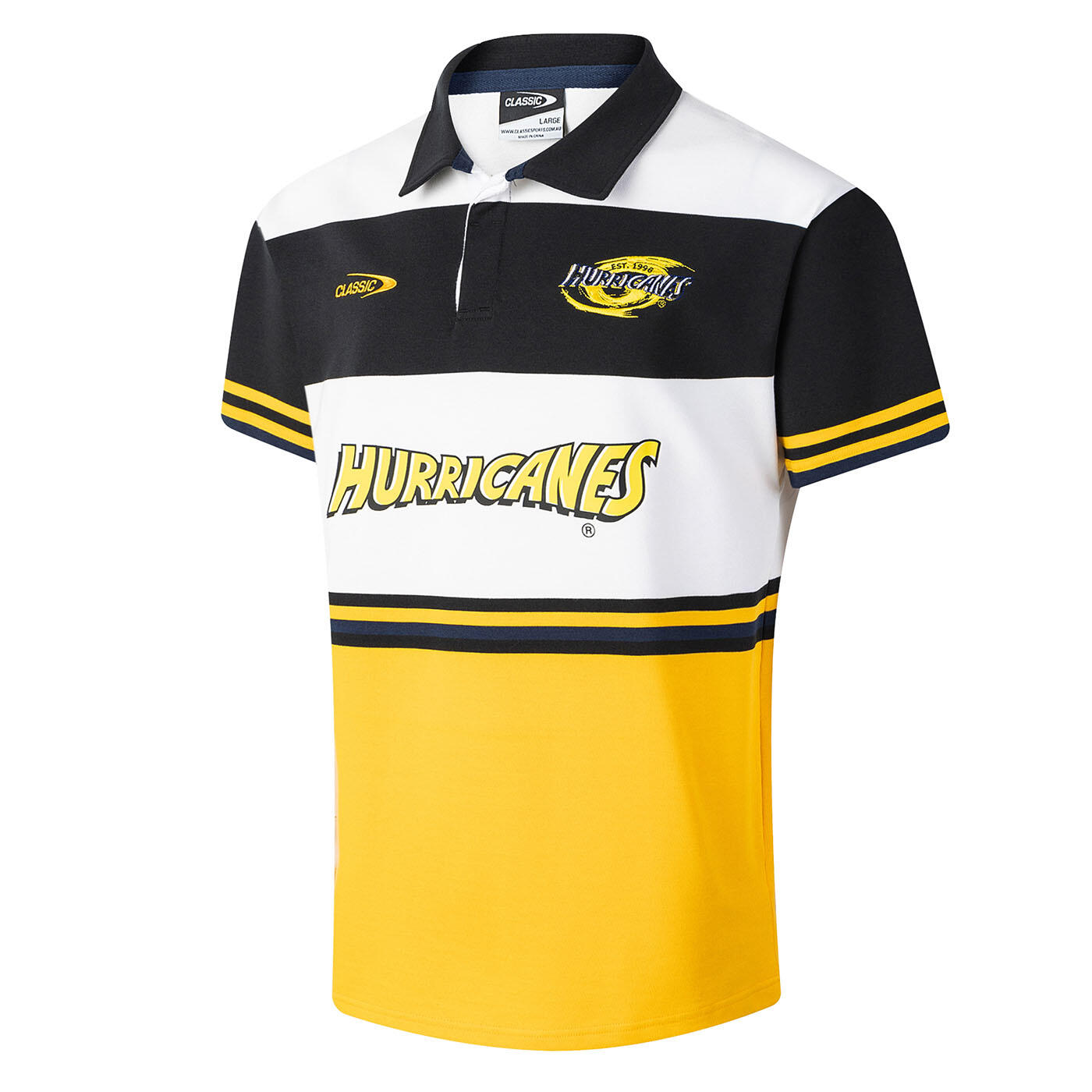Polo a maniche corte Hurricanes 2026 Supporter Retro Knit 3/7