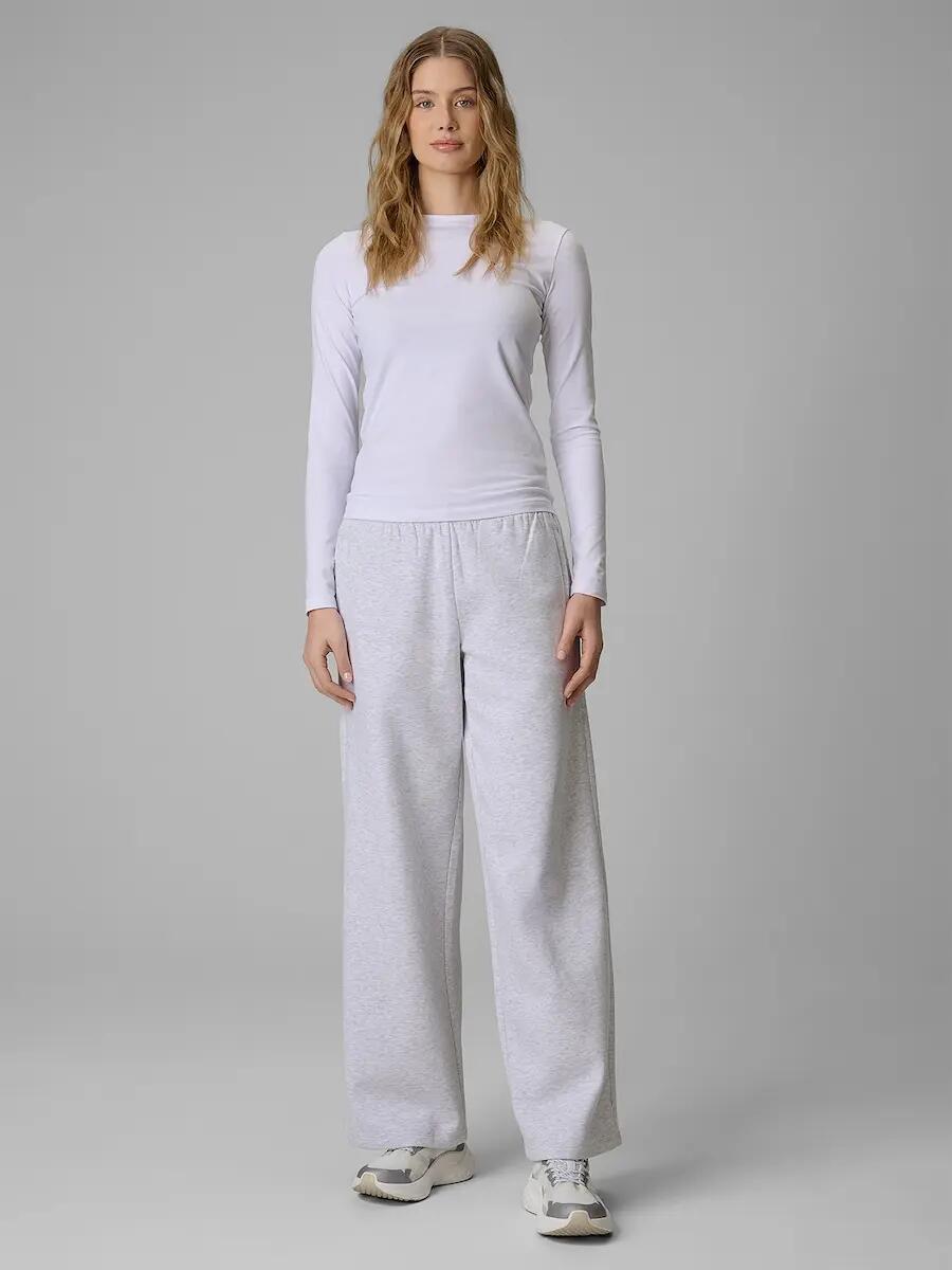 Longsleeve slim gładki damski 4F 4FRSS26TLONF658 5/7