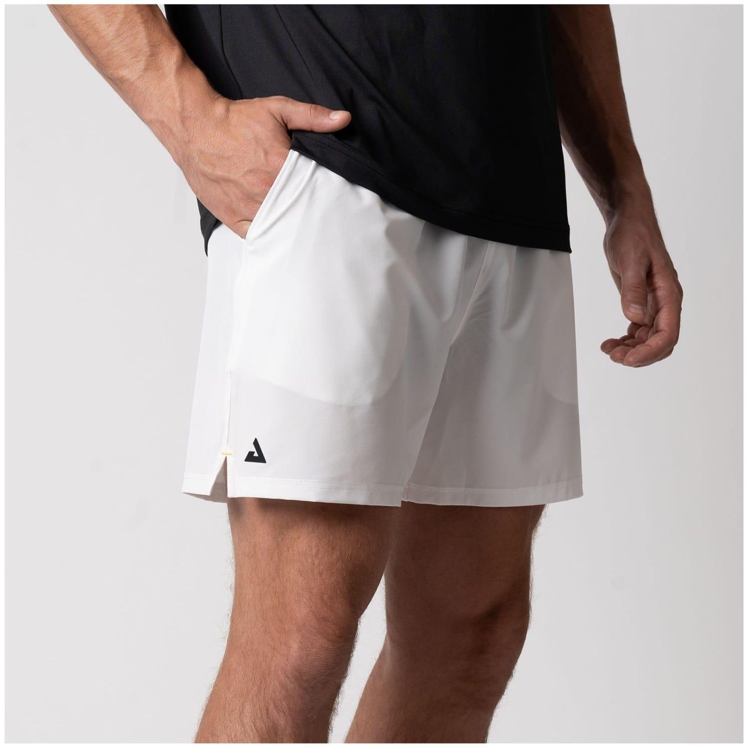 Pantalón corto de tenis de mesa de hombre WOVEN Joola blanco 2/3