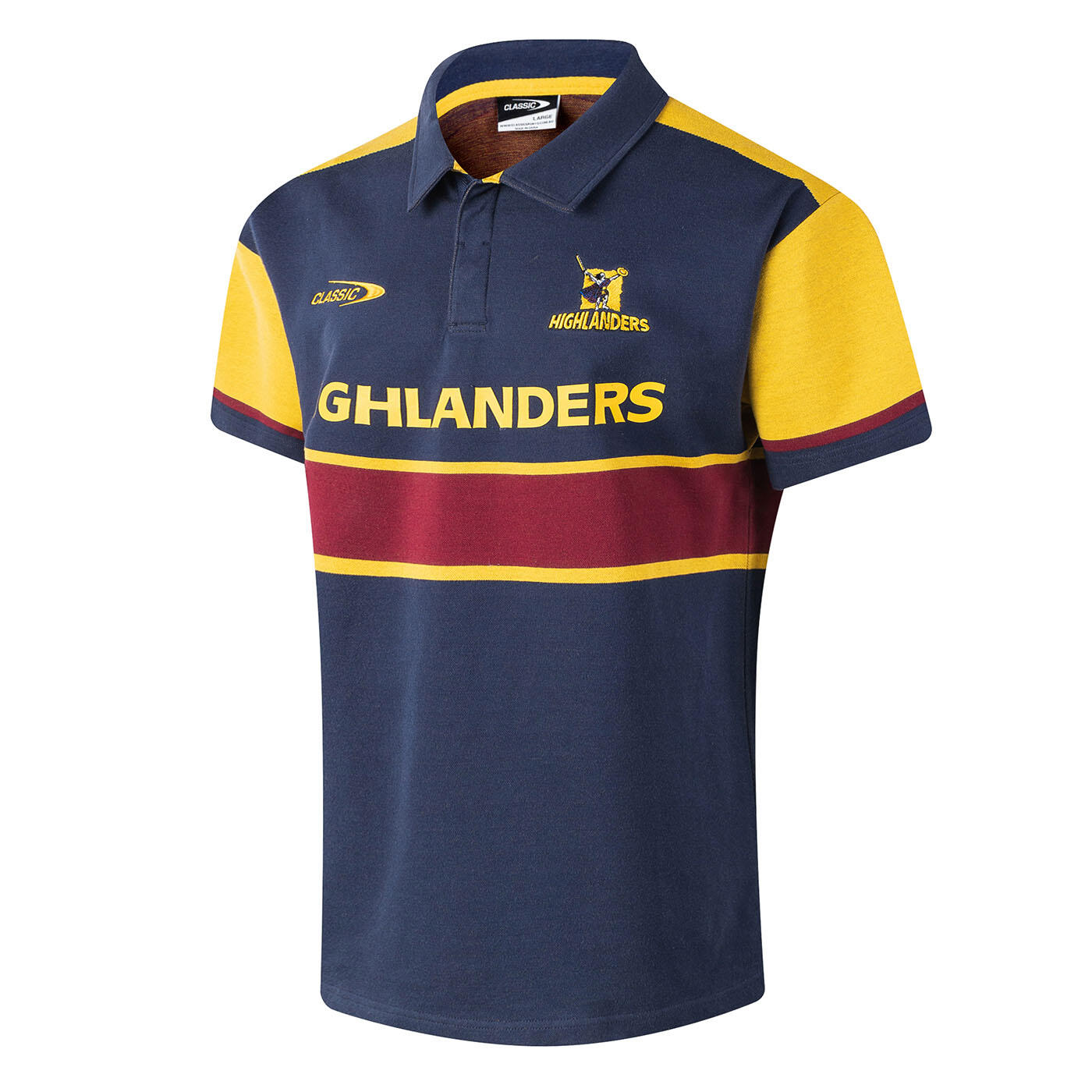 Polo Highlanders 2026 Supporter Retro Knit 3/7