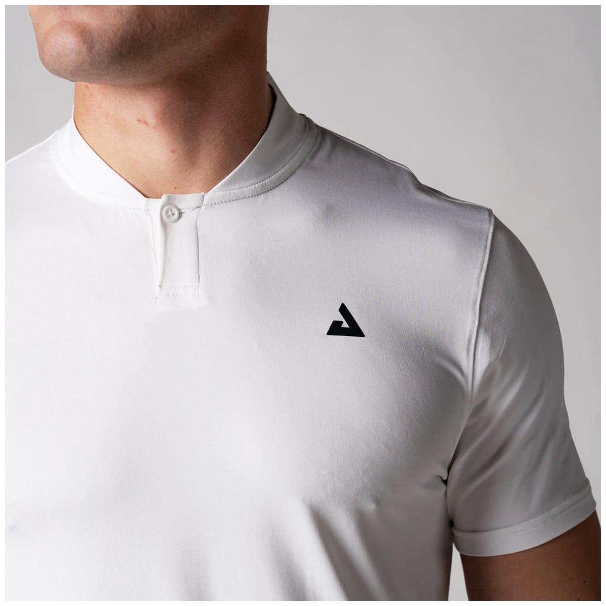 Polo de pickleball de hombre COURT Joola blanco 3/3