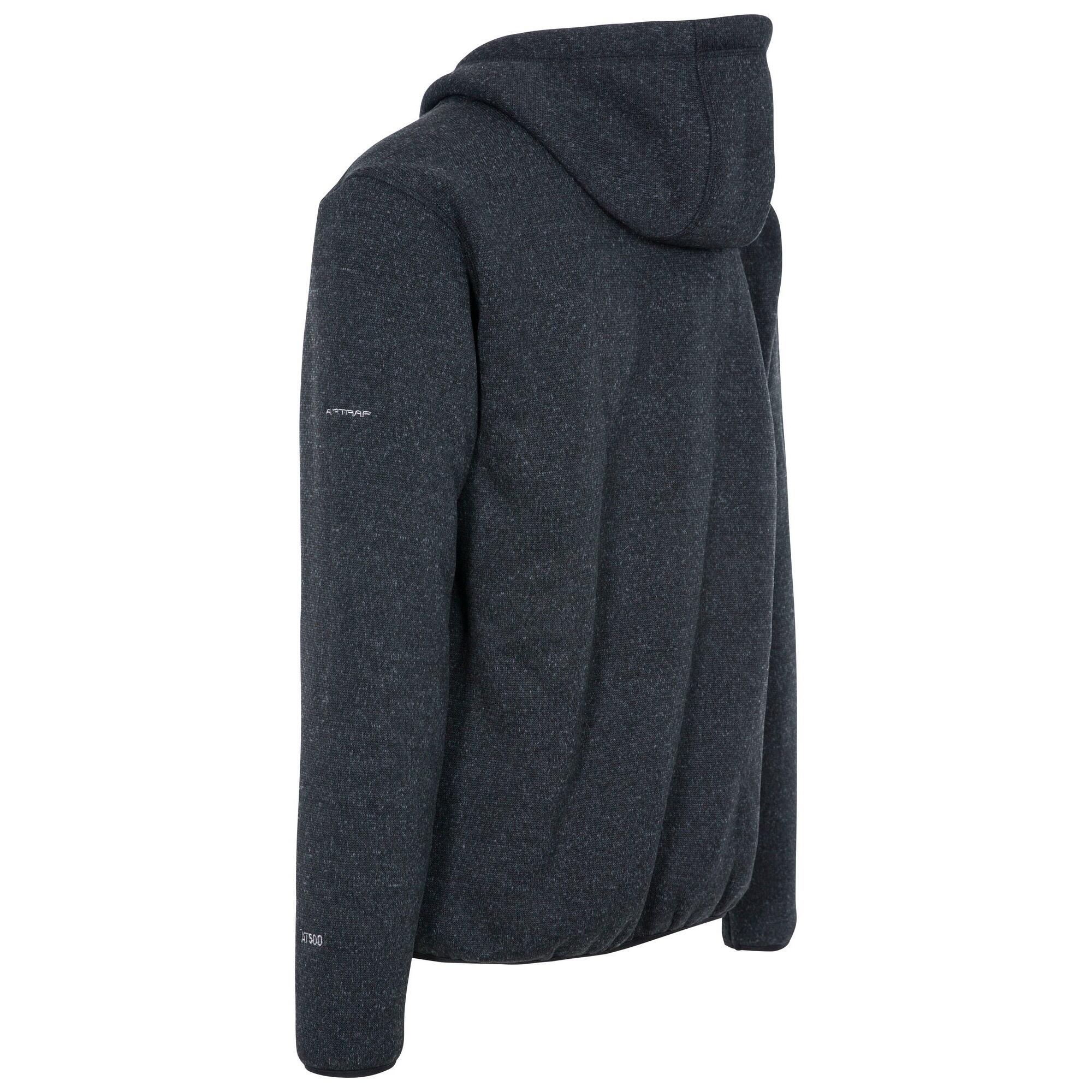 Mens Tableypipe Fleece Jacket (Black Marl) 2/4
