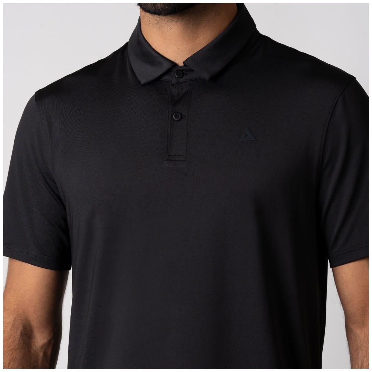 Polo de pickleball de hombre CLUB Joola negro 3/3