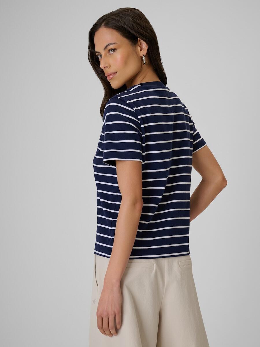 T-shirt relaxed z nadrukiem damski 4F 4FRSS26TTSHF4023