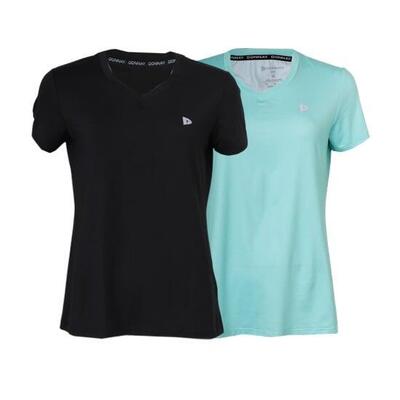 2-pack dames multi sport v-hals t-shirt vera cool dry